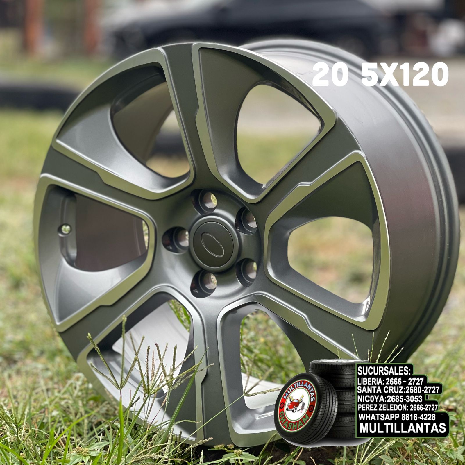 AROS 20X9.5 5X120 GUNMETAL